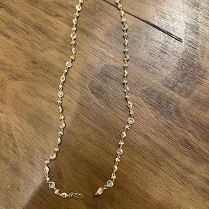 NADRI Gold and CZs … choker 16” Stunning